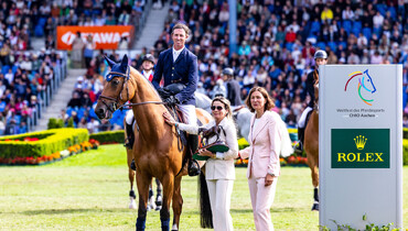 The Halla Challenge Trophy to Dallas Vegas Batilly at CHIO Aachen 2024