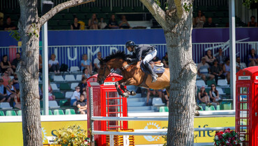Mexico’s Manuel Gonzalez and Martialis win the CSI5* 1.50m Sun Life Derby at Spruce Meadows 'North American' 2024