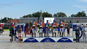 The Dutch team to the top in the Longines EEF Series semi-final in Budapest