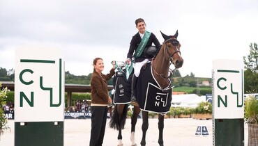 Victor Bettendorf and Foxy de La Roque best in the CSI4* 1.60m Casas Novas Grand Prix in A Coruña