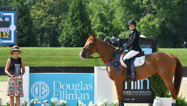 Sarah Segal sails to the win with Boreale de Fondcombe in the $116,050 Douglas Elliman CSI3* Grand Prix