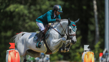 Khaled Almobty and Spacecake best in the CSI4* Grand Prix in Valkenswaard