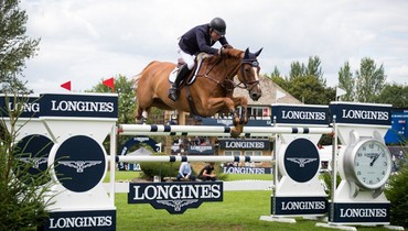 Michael Whitaker takes the Bunn Leisure Trophy at Hickstead