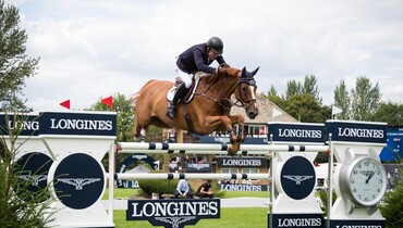 Michael Whitaker takes the Bunn Leisure Trophy at Hickstead