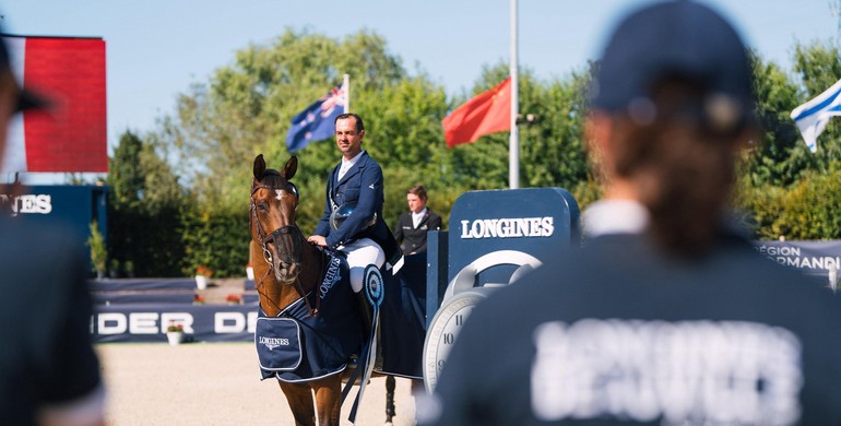 Mathieu Billot and Lord de Muze best in the CSI4* 1.55m Grand Prix Longines Région Normandie in Deauville