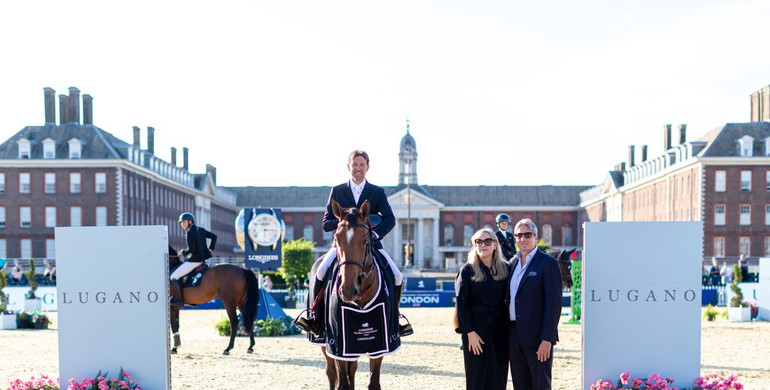 Simon Delestre and Olga van de Kruishoeve win the CSI5* 1.45m Lugano Diamonds Trophy in London