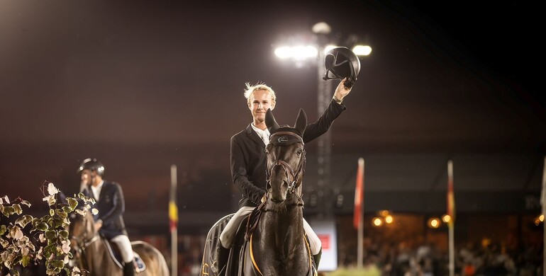 Gilles Thomas and Elfra Van Beek Z best in the CSIO5* 1.50m presented by EquiHome at Brussels Stephex Masters 2024