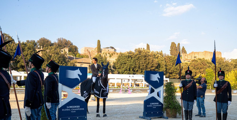 Marlon Modolo Zanotelli and Zy-Zento race to victory on day one of the Longines Global Champions Tour of Rome