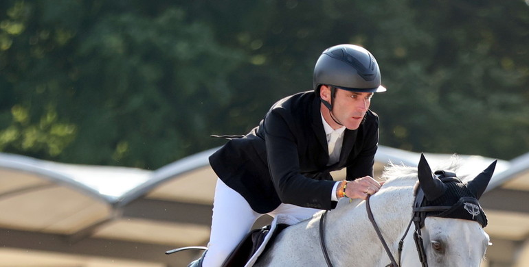 Mark McAuley and Destinee de Vains with Saturday's biggest win in Münster