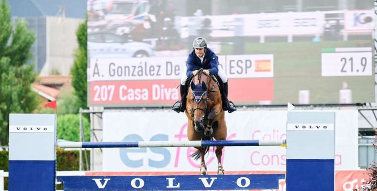 Alvaro Gonzalez De Zarate and Casa Diva PS best in Saturday's CSI4* 1.50m Volvo Trophy in Gijón