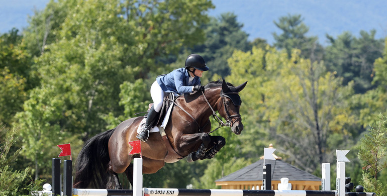 Chloe Reid and Chelsea 179 conquer the $31,020 CSI4* Jumper Classic during HITS Hudson Valley Championship week