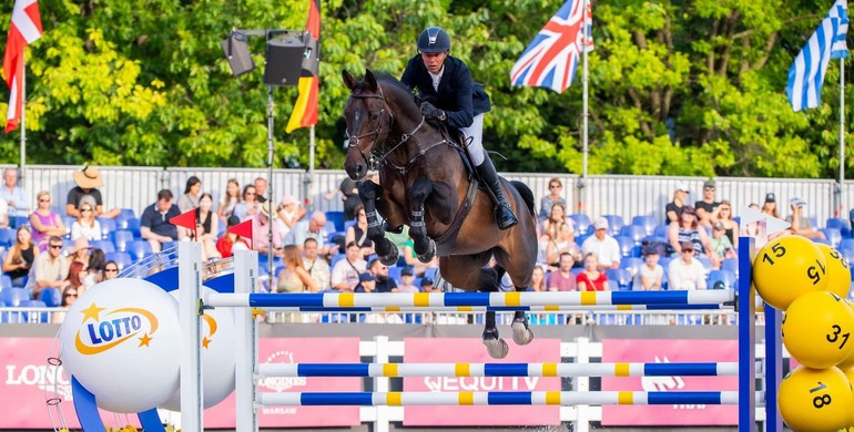 Lars Bak Andersen and Golden Eye win Friday's CSIO4* 1.55m LOTTO Grand Prix in Warsaw