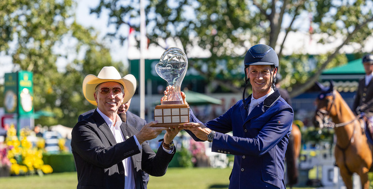 Daniel Deusser and Bingo Ste Hermelle top the CSIO5* 1.50m Suncor Winning Round at Spruce Meadows 'Masters'
