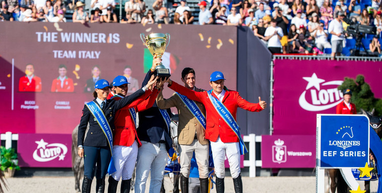 Italy claims a historic third Longines EEF Series title in Warsaw