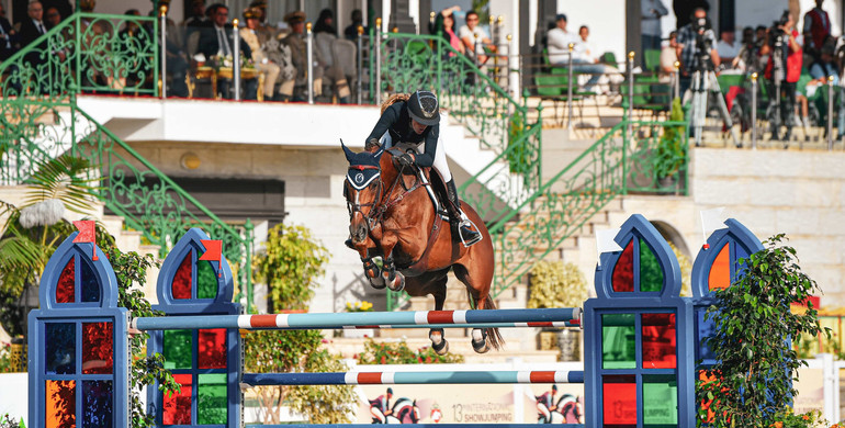 Ines Joly and Pegasus Bandit Savoie best in the CSI4*-W 1.50m World Cup Grand Prix in Tetouan