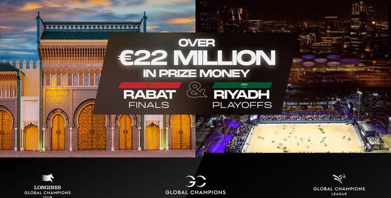 Over €22 million prize purse for final two 2024 Longines Global Champions Tour and GCL events