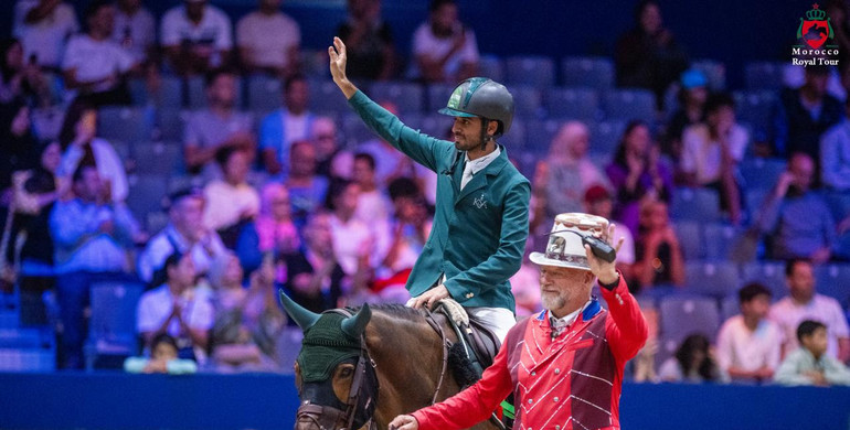 Khaled Almobty and Davenport VDL top Saturday's CSI4*-W 1.50m Prix CDG in El Jadida