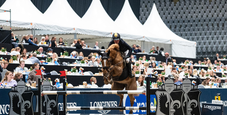 Philipp Schulze Topphof and Carla NRW top Friday's CSI5* 1.50m presented by Gjelsten Holding in Oslo