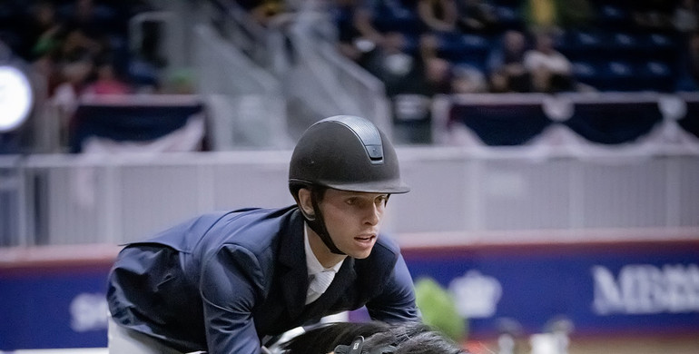 Alex Matz and Cashew CR open international competition at Toronto’s Royal Horse Show with a win in the Strength & Speed Challenge