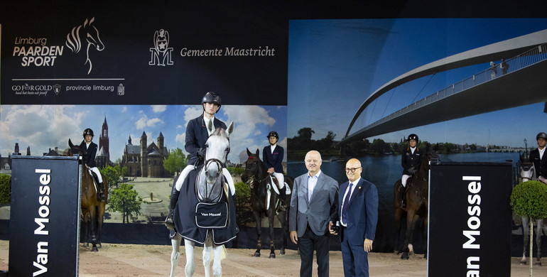 Bas Moerings and Kivinia best in CSI4* 1.50m Van Mossel Prize in Maastricht