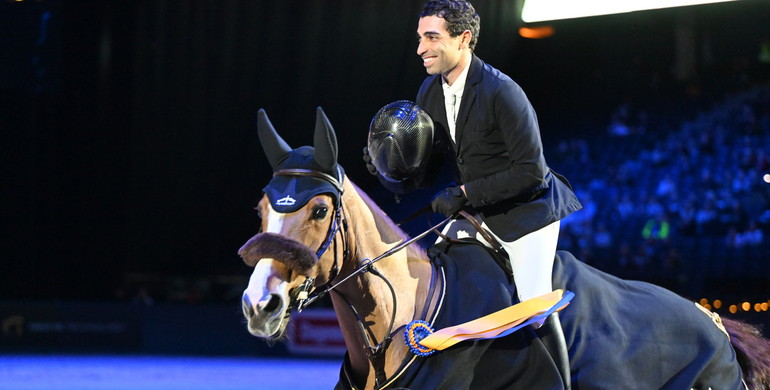 Abdel Said and Arpege du Ru best in the CSI4* 1.50m presented by Agria in Stockholm