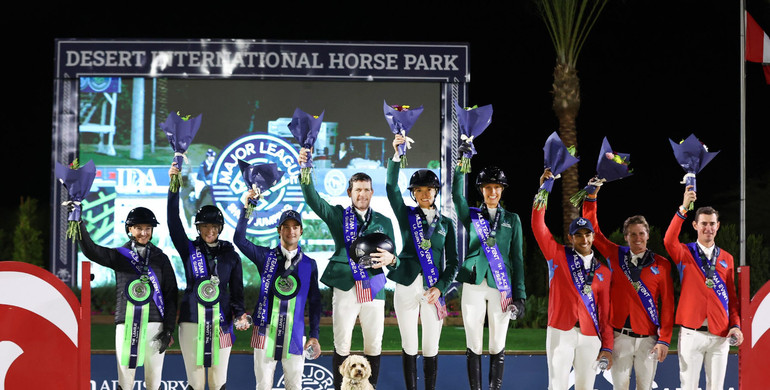 Trelawny Trailblazers top CSI5* MLSJ team competition at Desert Holiday 1