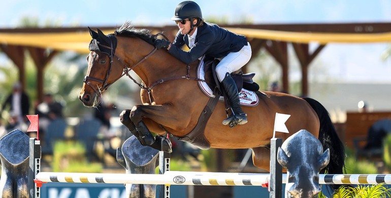 Shawn Casady and Cool Quarz claim victory in $32,000 CSI5* 1.50m MLSJ BRAINJAVA Welcome Speed at Desert Holiday 2