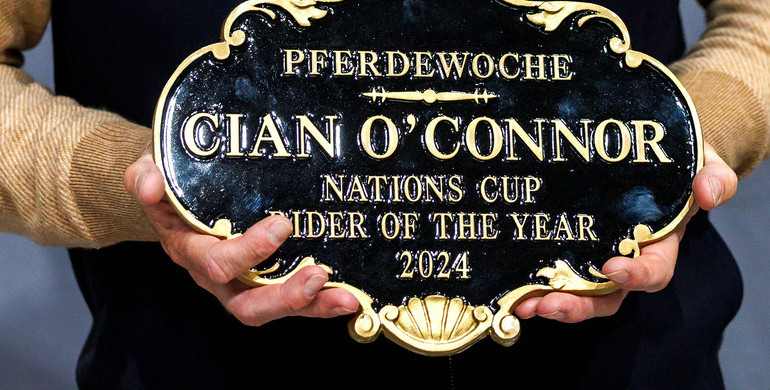 Cian O’Connor awarded as most successful Nations Cup rider of the 2024-season