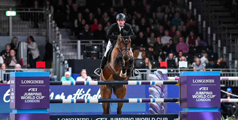 Darragh Kenny and Eddy Blue take the top honours in the Longines FEI Jumping World Cup™ presented by Agria in London