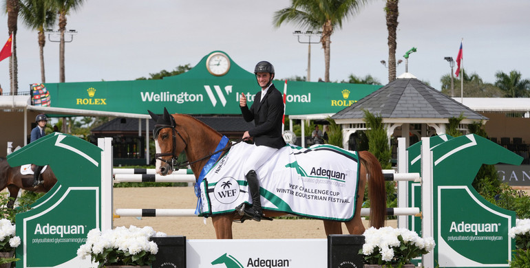 Richard Vogel leads off in Adequan® WEF Challenge Cup premiere round
