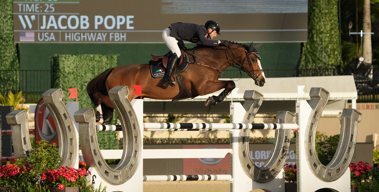 Jacob Pope and Highway FBH drive home with win in $62,500 Florida Coast Equipment CSI2* Grand Prix