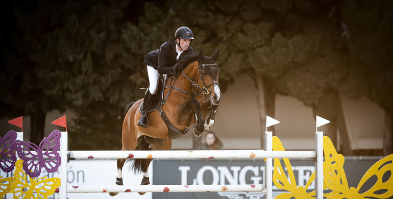 Graham Gillespie and Warriors Glory win the CSI4* 1.45m Tesalia Small Grand Prix at Andalucía Sunshine Tour