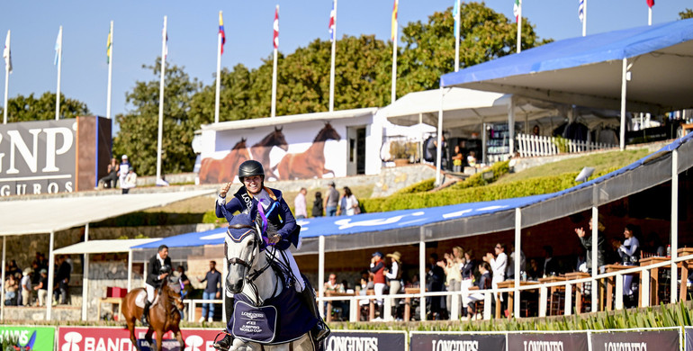 Maria Gabriela Brugal Gasso and J’Adore Flamenco top the CSI4*-W 1.60m Longines FEI Jumping World Cup™ of Puebla