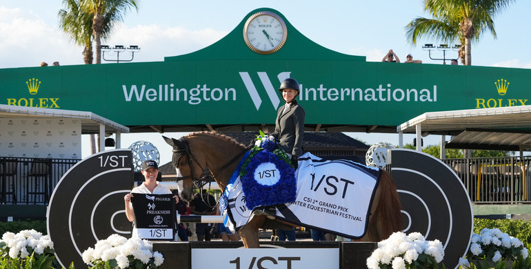 Marilyn Little and Olympic van de Noordheuevel top 1/ST CSI2* Grand Prix at Wellington International