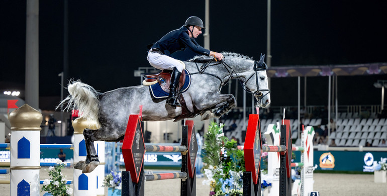 Jur Vrieling and Clear Heart top the CSIO5* 1.50m Grand Prix qualifier on opening night of Emirates Jumping Cup