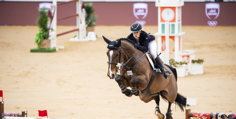 Janne Friederike Meyer-Zimmermann and Messi van'T Ruytershof victorious in the CSI5* 1.60m Grand Prix in Doha