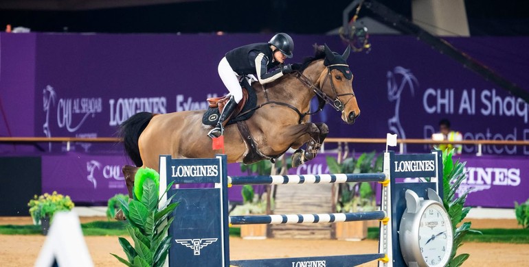 Malin Baryard-Johnsson and H&M Indiana win the CSI5* 1.60m Grand Prix presented by Longines in Doha