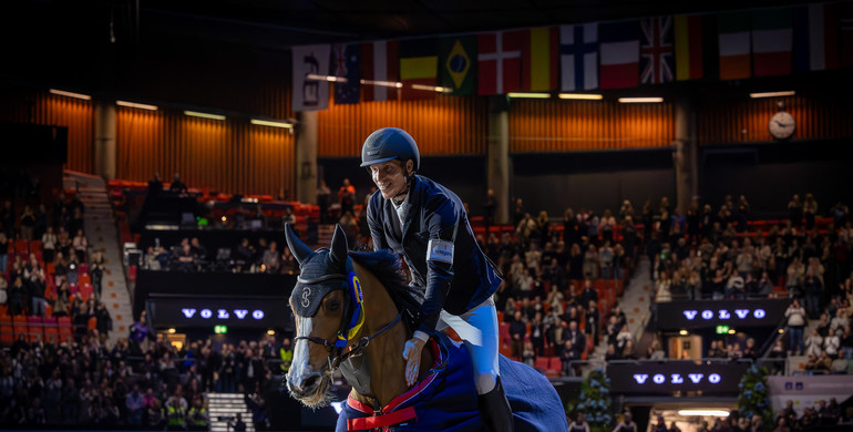 Henrik von Eckermann and Iliana with a home win in Saturday's CSI5*-W 1.55m Gothenburg Trophy