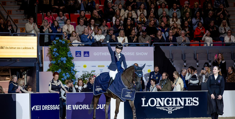 A dream comes true for Linda Heed and Skylander VS in the Longines FEI Jumping World Cup™ of Gothenburg
