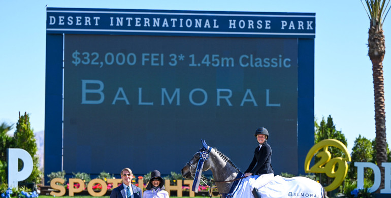 Ali Ramsay and Conrado 12 cruise to victory in $32,000 Balmoral CSI3* 1.45m Classic