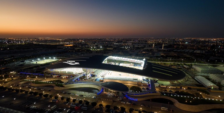 The riders for the CSI5* Longines Global Champions Tour of Doha 2025