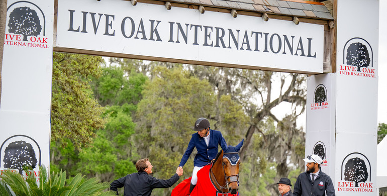 CSI4* $190,000 Live Oak International Grand Prix presented by Lugano to Christian Coyle and Extravaganza Semilly
