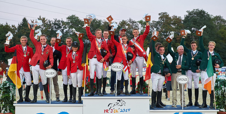 Belgium's young riders take team gold at Lake Arena, while Sweden's Ebba Larsson claims individual gold