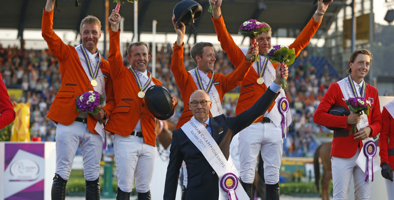 The Netherlands nails it to win team gold in thriller at the European Championships in Aachen