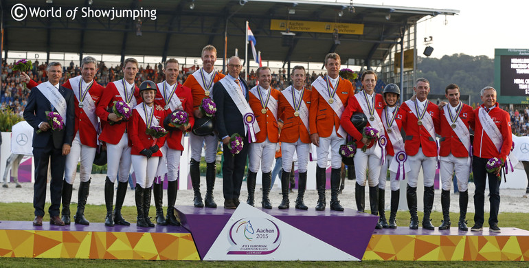 Images | The prize giving after the team final in Aachen