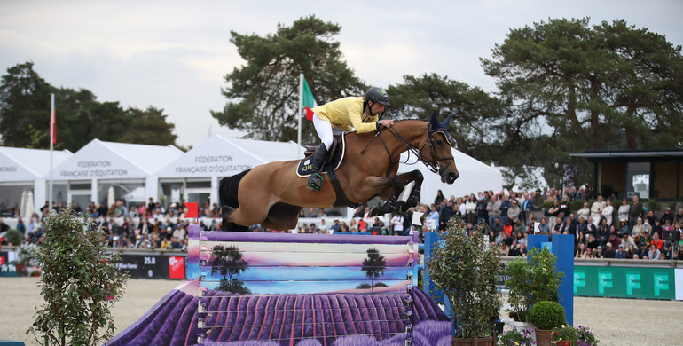 Yuri Mansur and Miss Blue-Saint Blue Farm best in CSI5* 1.60m GL Events Grand Prix in Fontainebleau