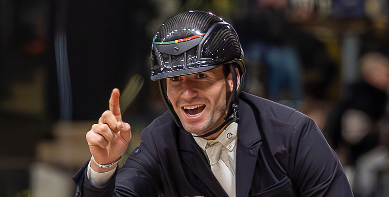 Rodrigo Giesteira Almeida and Karonia.L win the CSI4* 1.55m Grand Prix presented by Al Shira’aa Farms in Montefalco