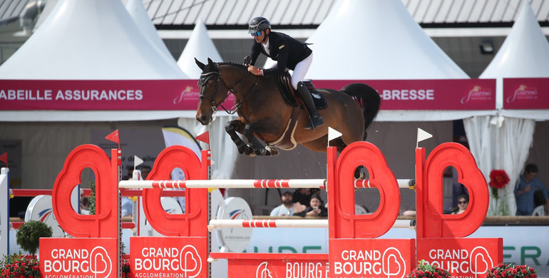 Benoit Cernin and Dynamite du Miral top the CSI4* 1.50m presented by Grand Bourg Agglomération in Bourg-en-Bresse