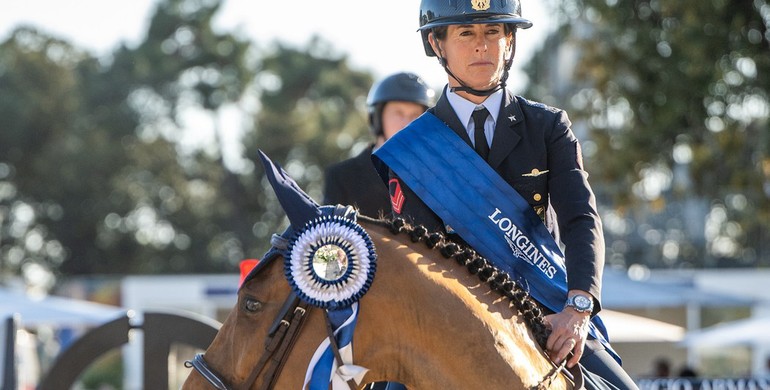 Giulia Martinengo Marquet and Captain Morgan Weering Z top the CSI4* 1.55m Giorgio Armani Grand Prix presented by Longines at Lido di Camaiore