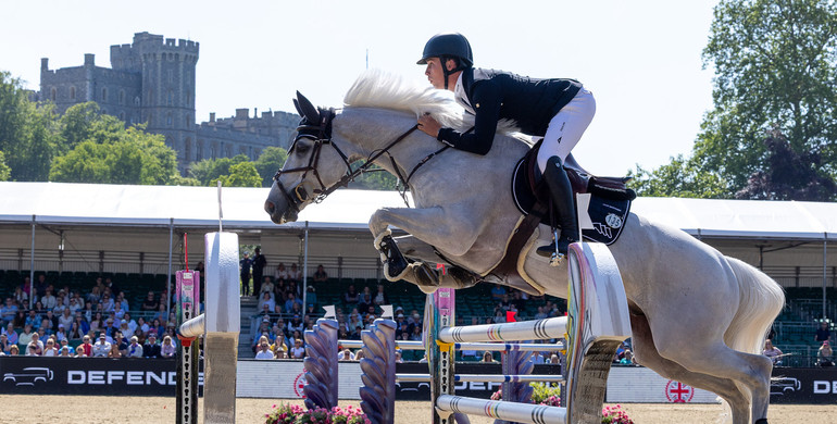 Home win for Jack Whitaker and Valmy de La Lande in the CSI5* 1.55m Defender Stakes at Royal Windsor Horse Show